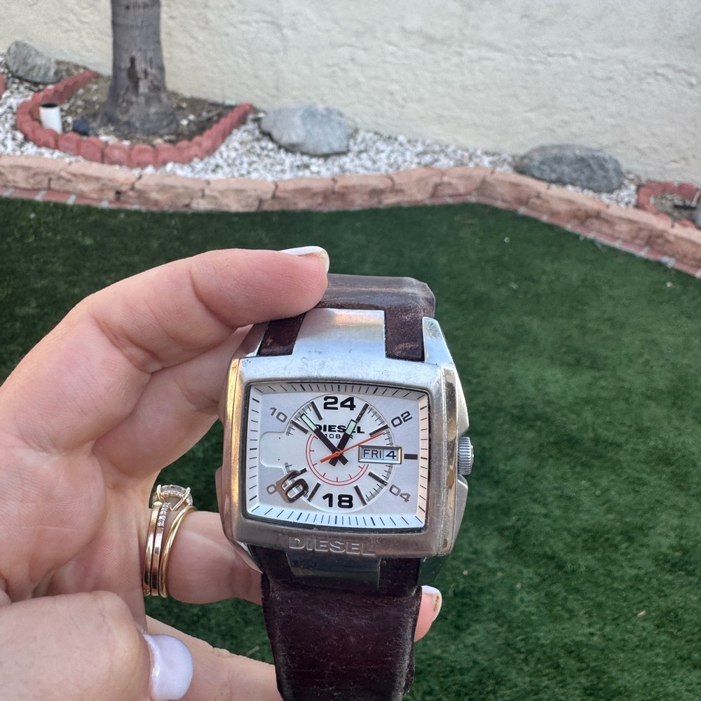 Used Diesel DZ-1273 Stainless steel 10 bar water resistant mens watch